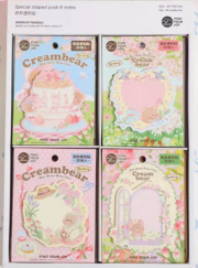 Cream Bear Sticky Notes